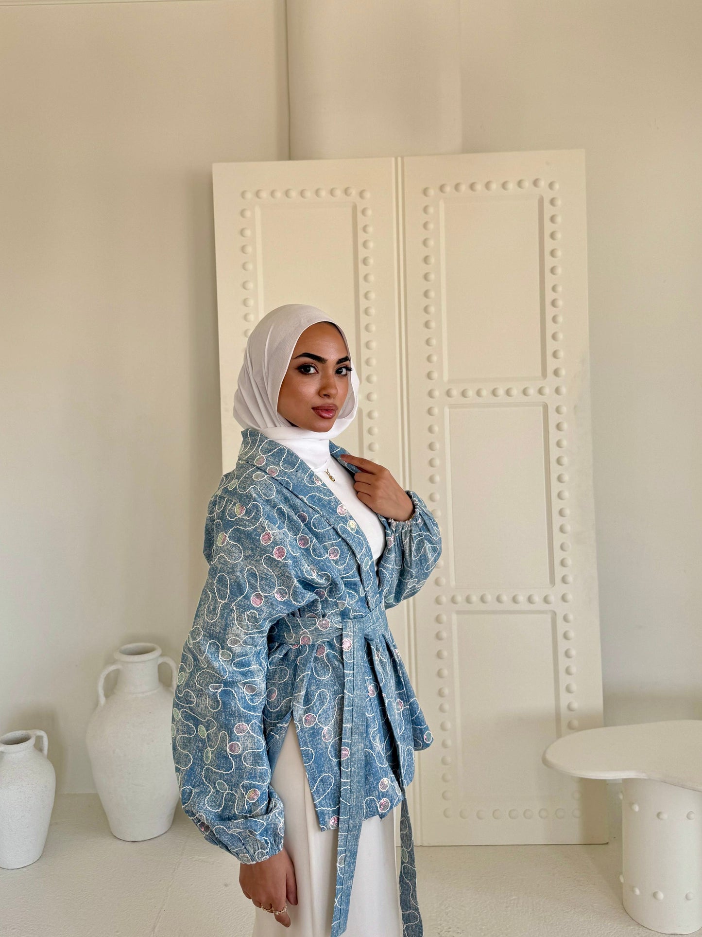 Denim chemise
