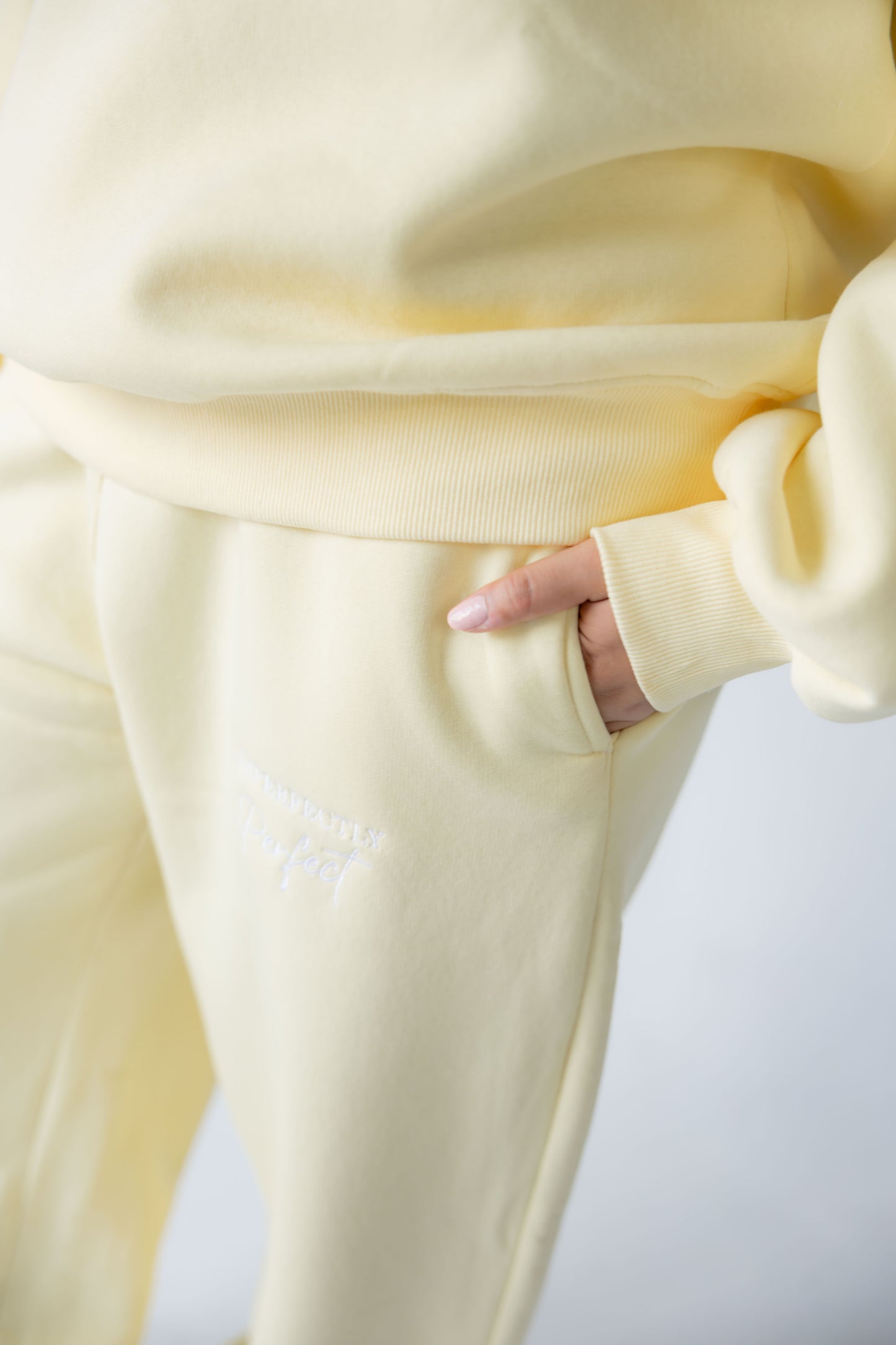 Butter Yellow Hoodie Set