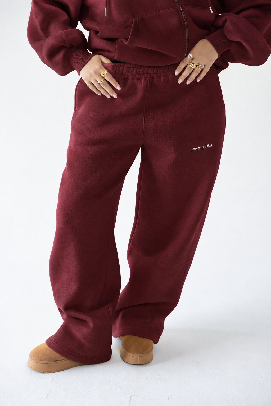 Every day set in burgundy