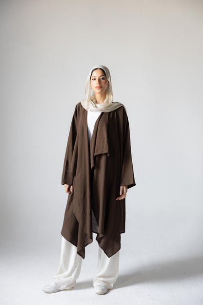 Brown Seashell Cardigan