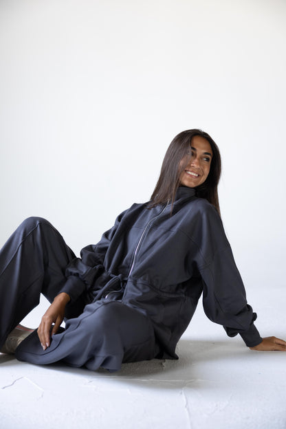 Oysho Summer Set in Dark Grey