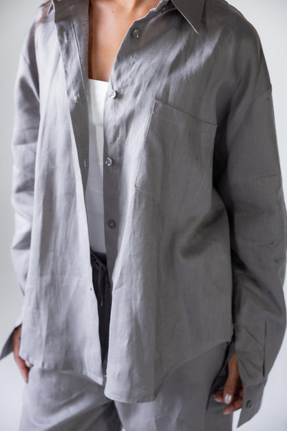 Grey Linen Set