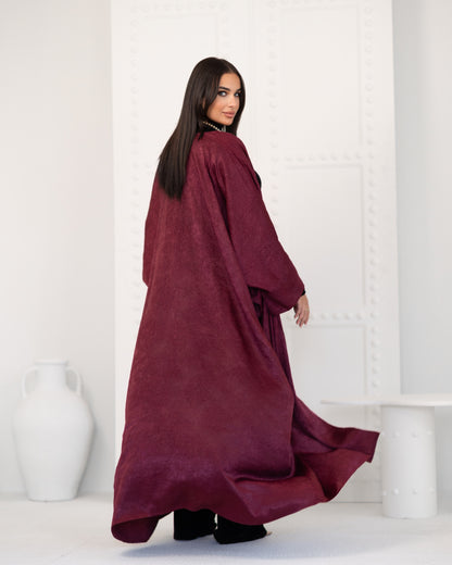 Arabella Kaftan in Dark Maroon
