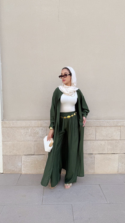 Airy Layers Set in Olive