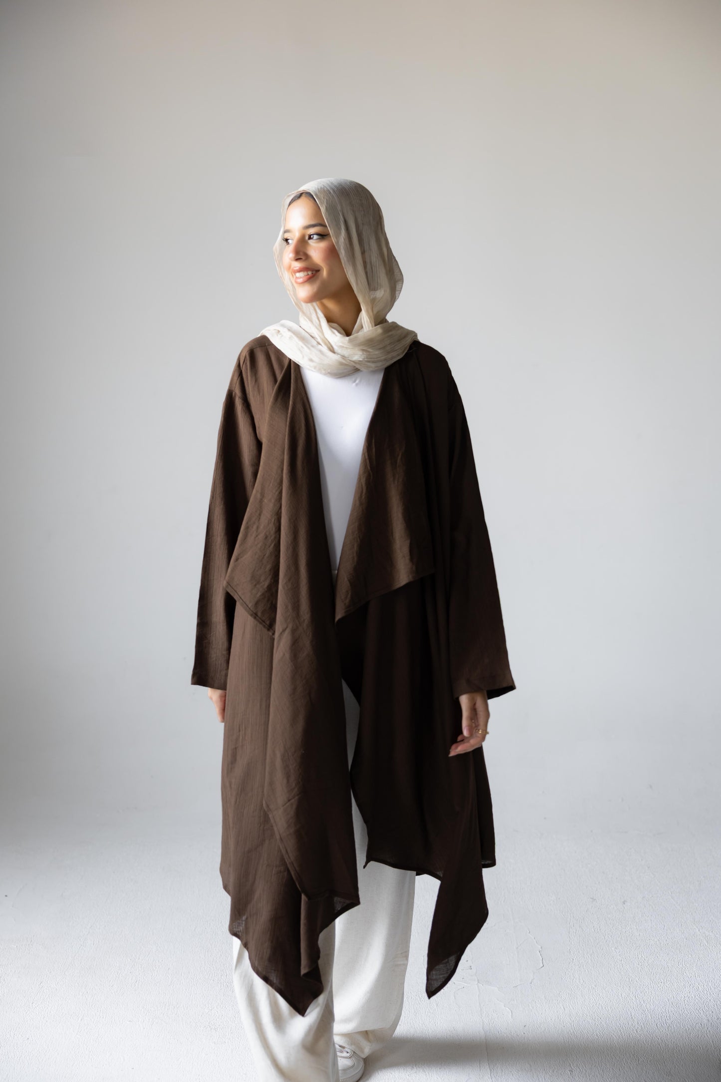Brown Seashell Cardigan