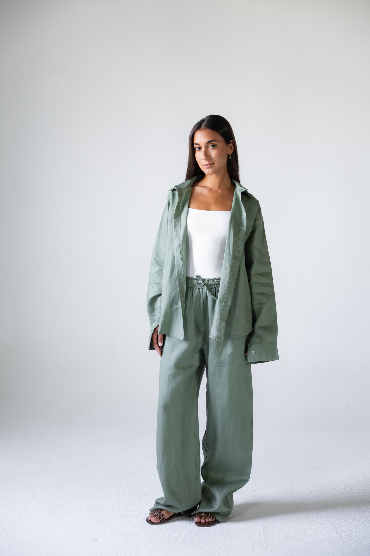 Sage Linen Set