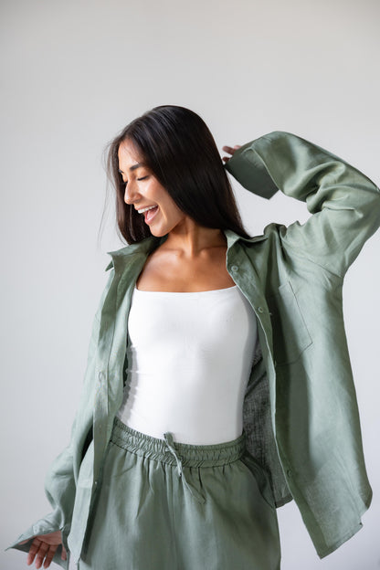 Sage Linen Set