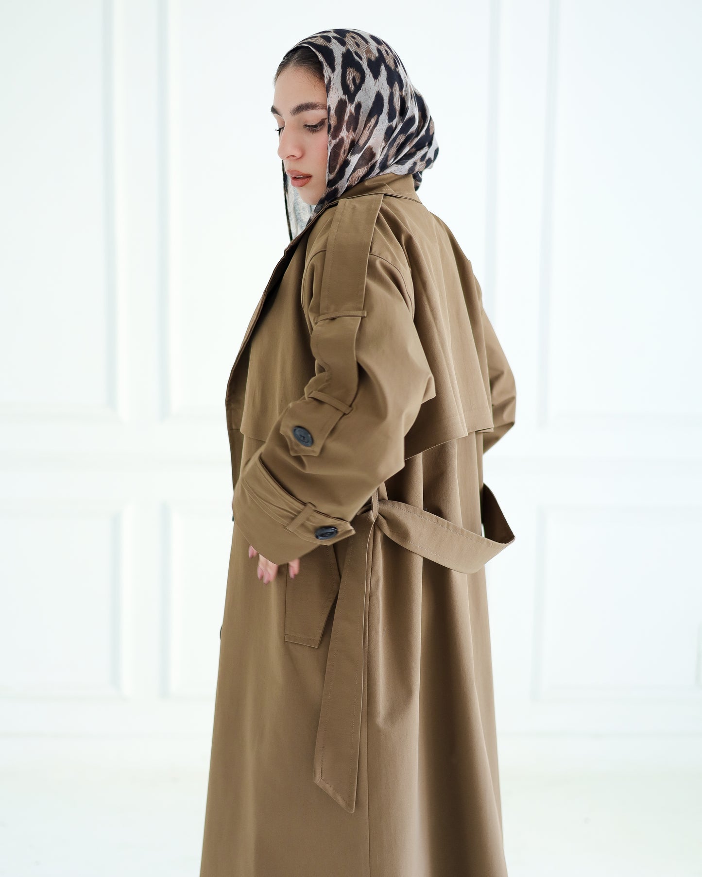 Trench coat in Mocha