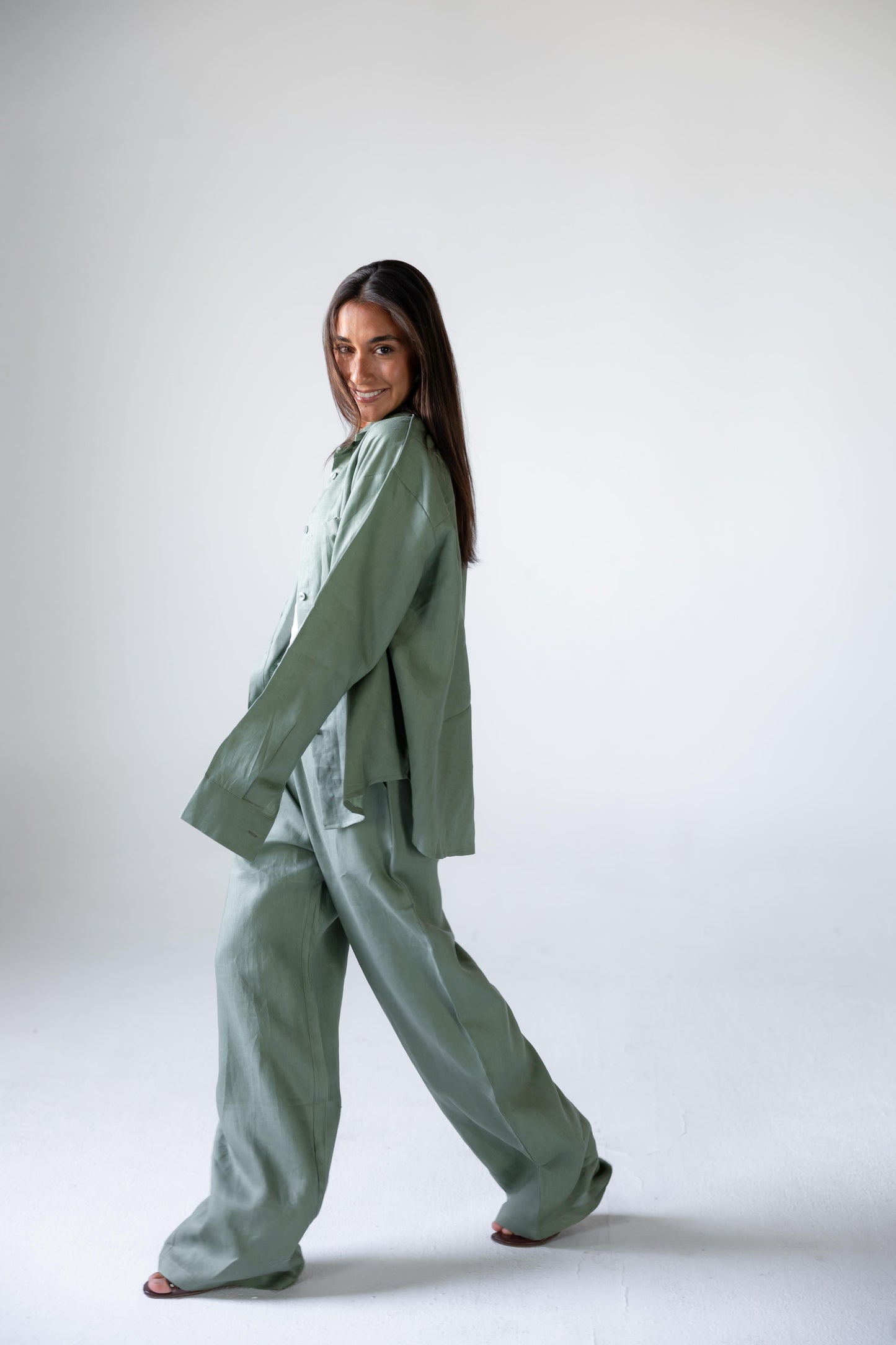 Sage Linen Set