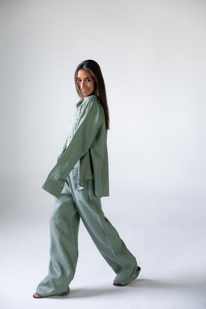 Sage Linen Set