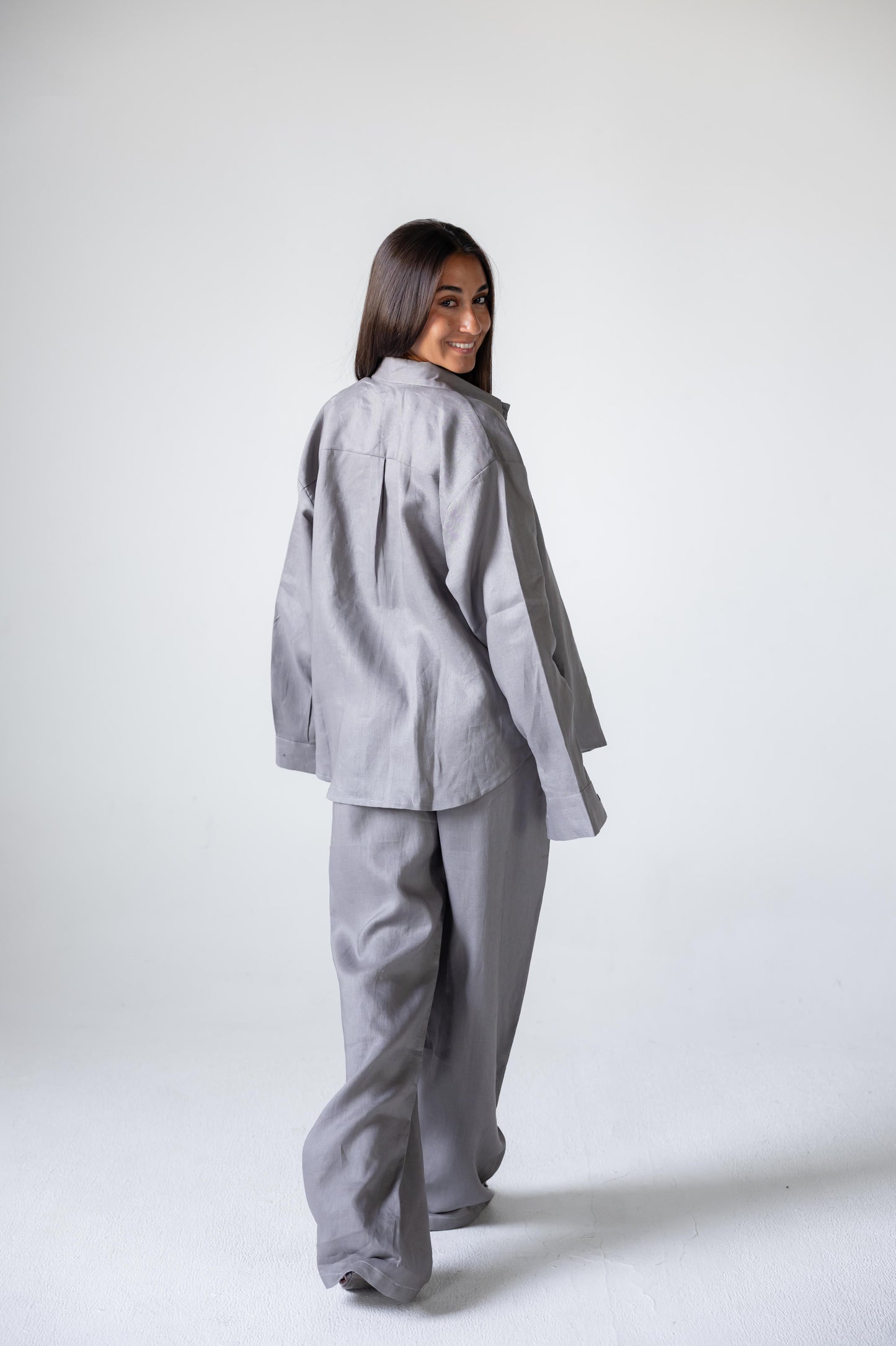 Grey Linen Set