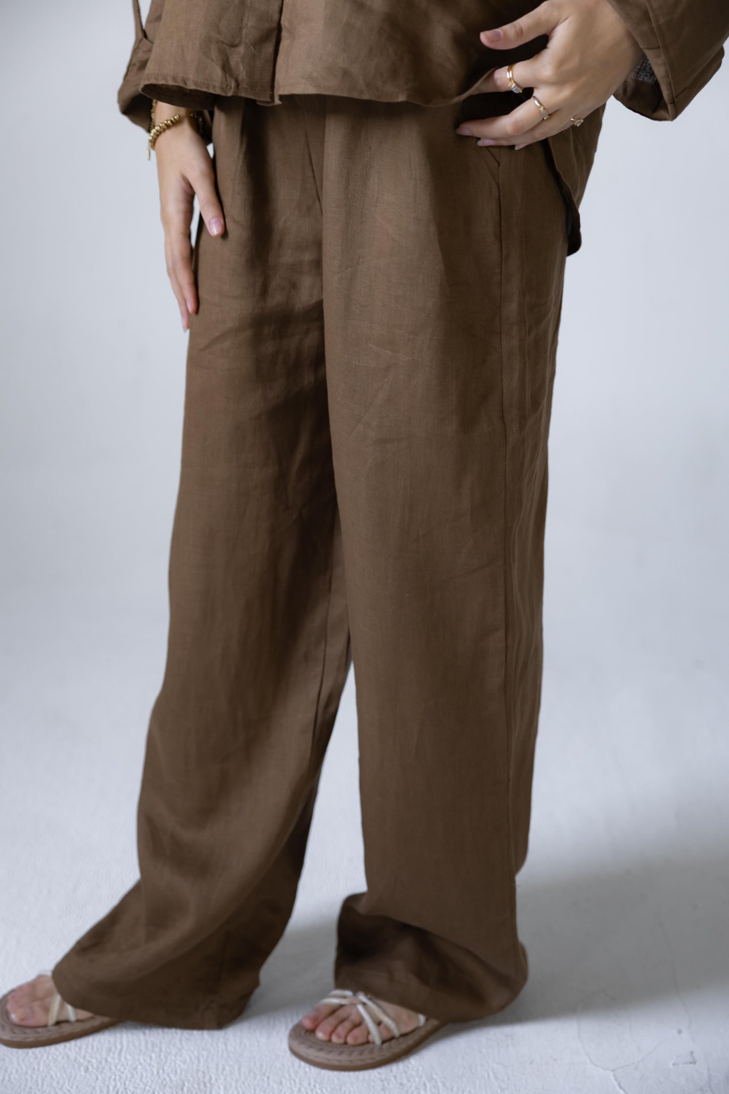 Mocha Linen Set