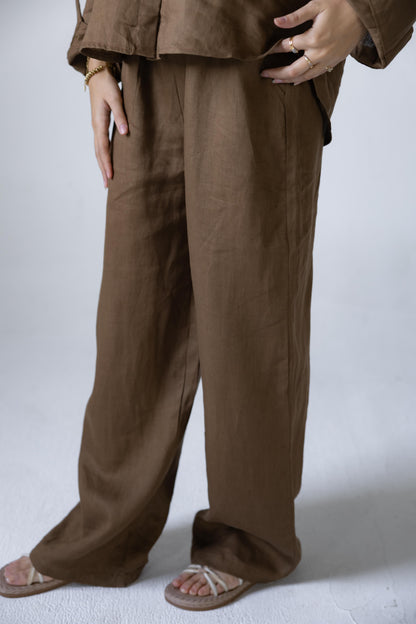 Mocha Linen Set