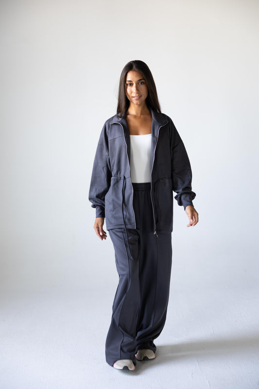 Oysho Summer Set in Dark Grey