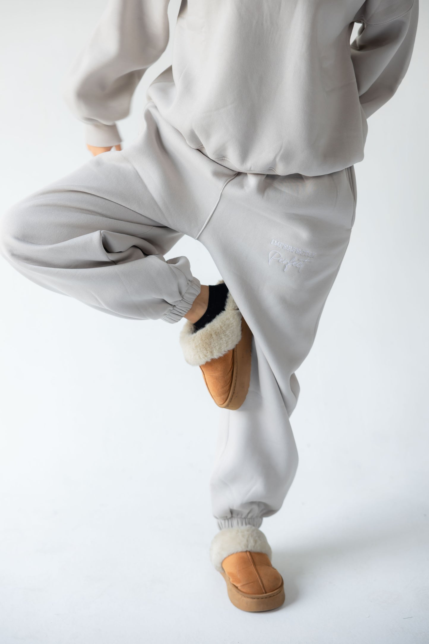 Light Grey Crewneck Set