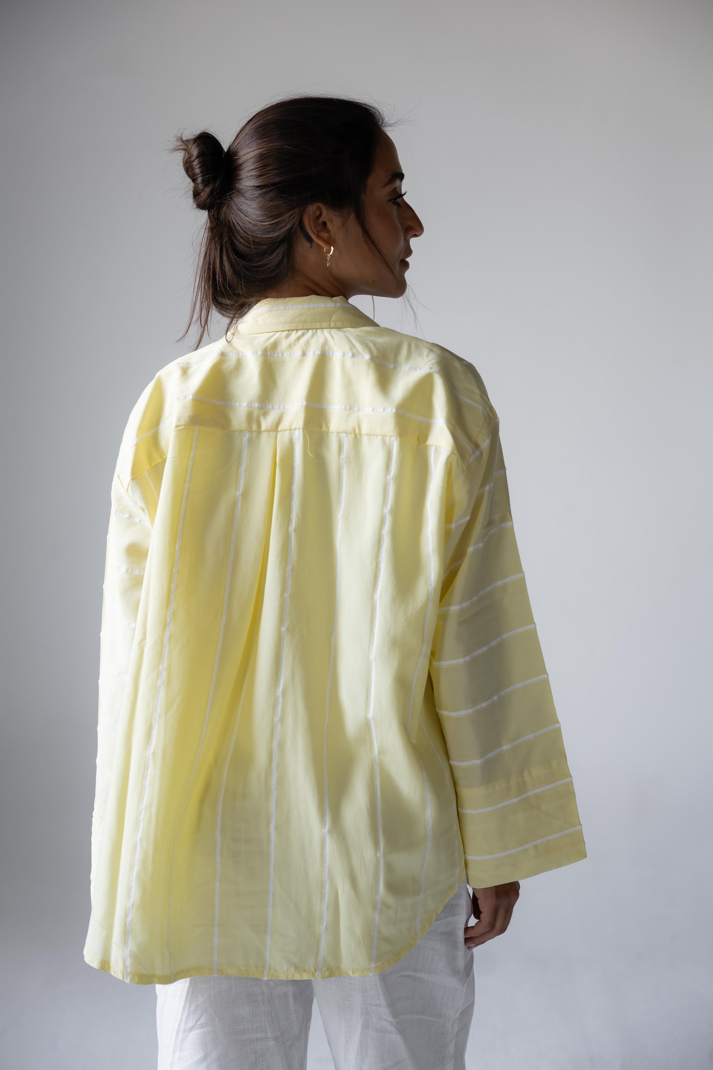 Butter Yellow Stripe Shirt