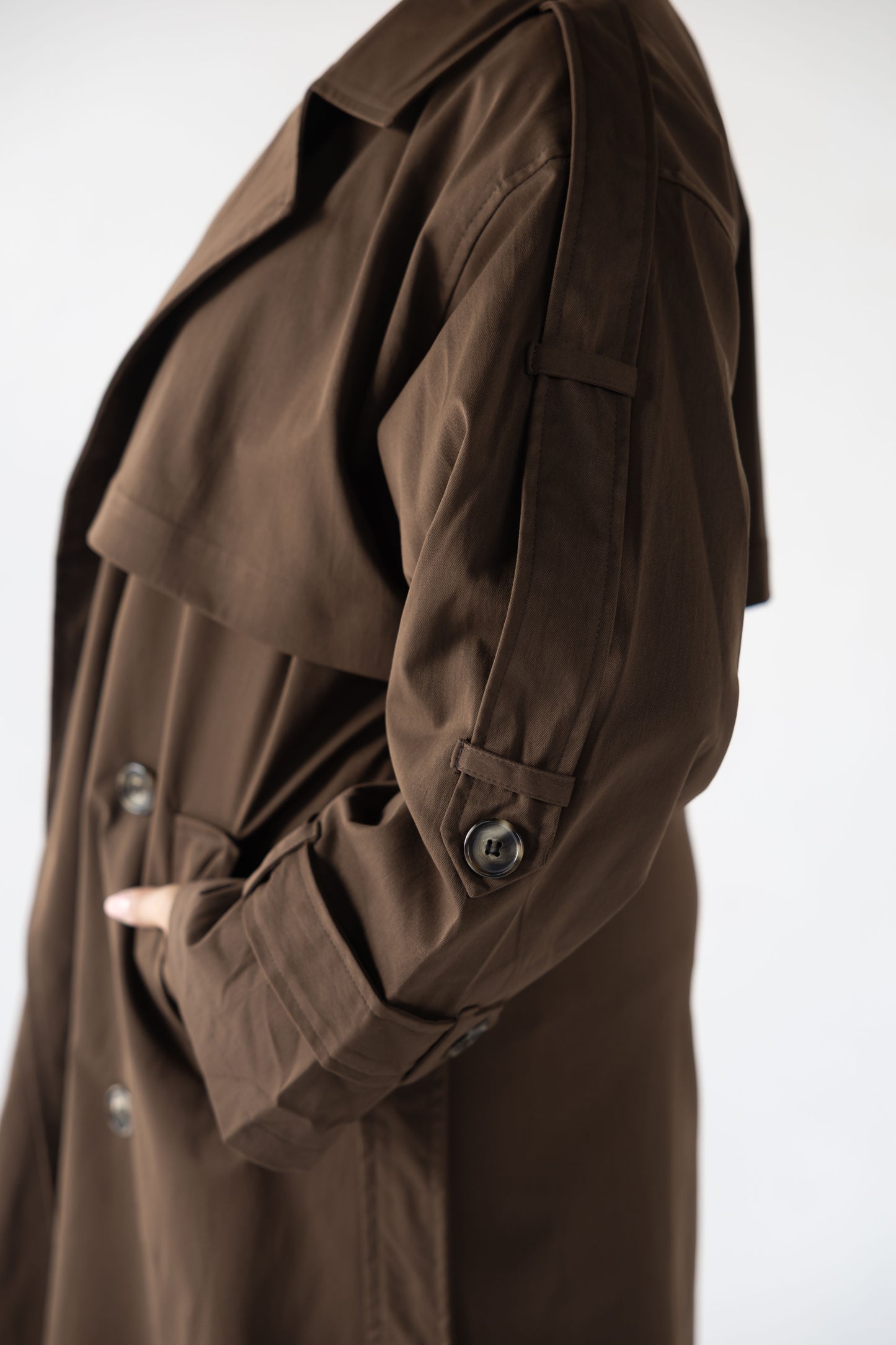 Trench Coat in Brown