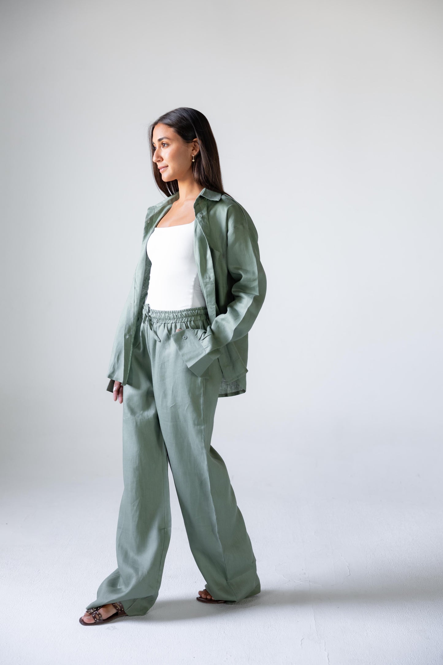 Sage Linen Set