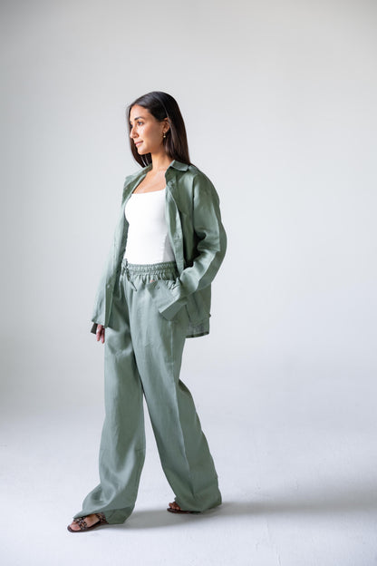 Sage Linen Set