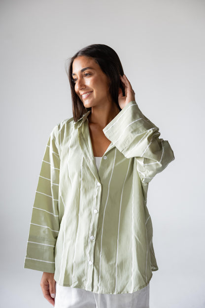 Matcha Stripe Shirt