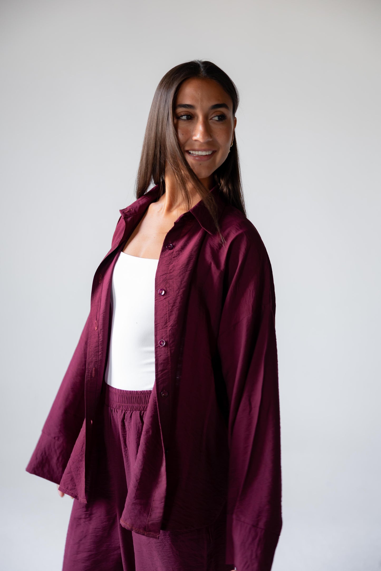Breezy Set – Burgundy