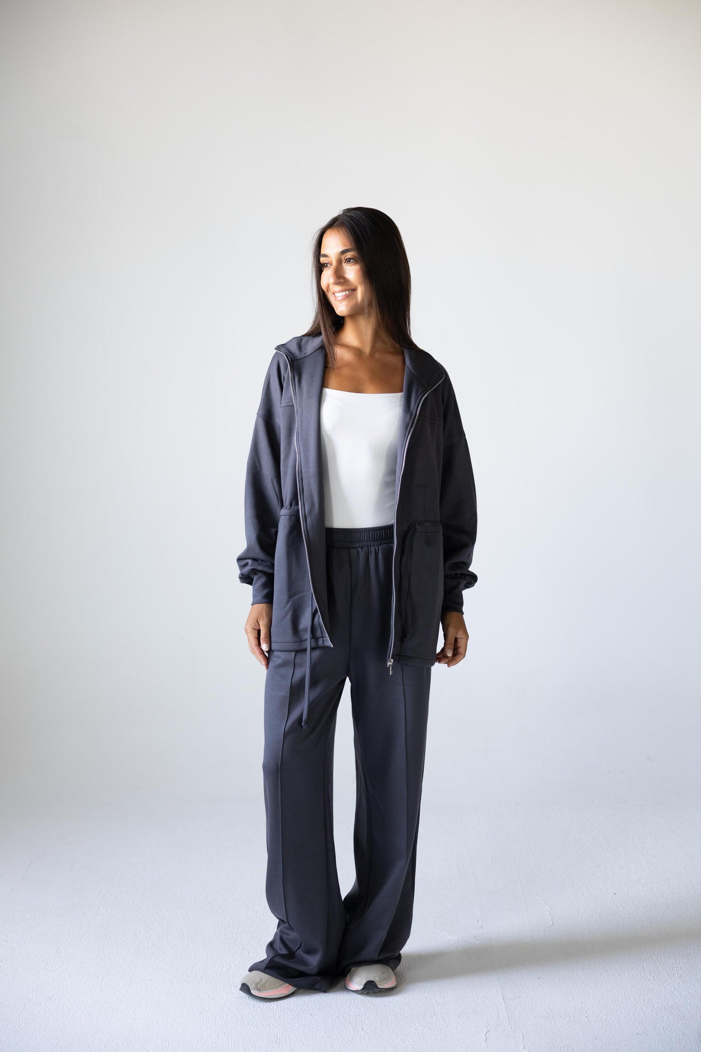 Oysho Summer Set in Dark Grey