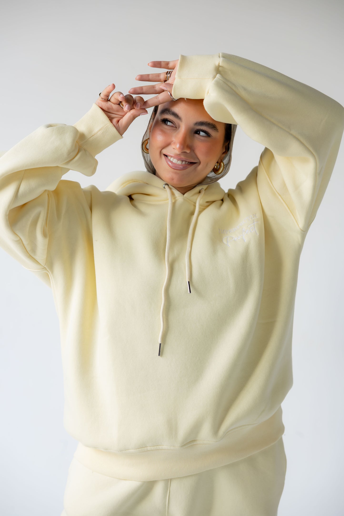 Butter Yellow Hoodie Set
