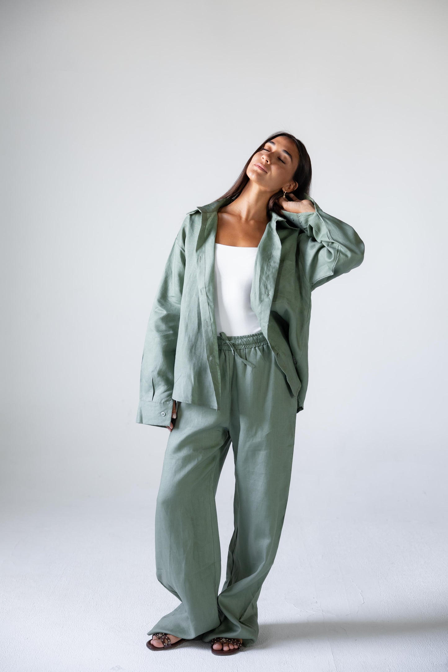 Sage Linen Set