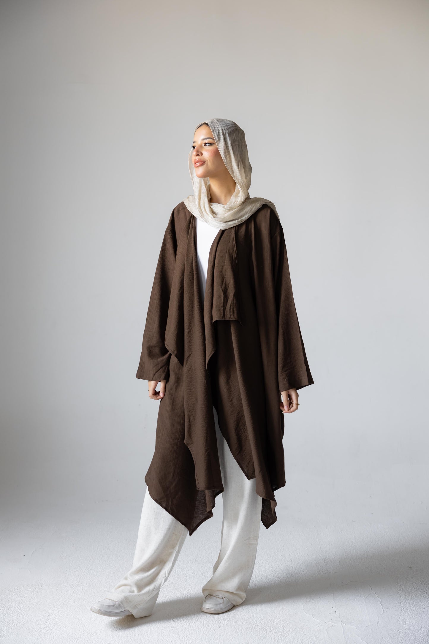 Brown Seashell Cardigan
