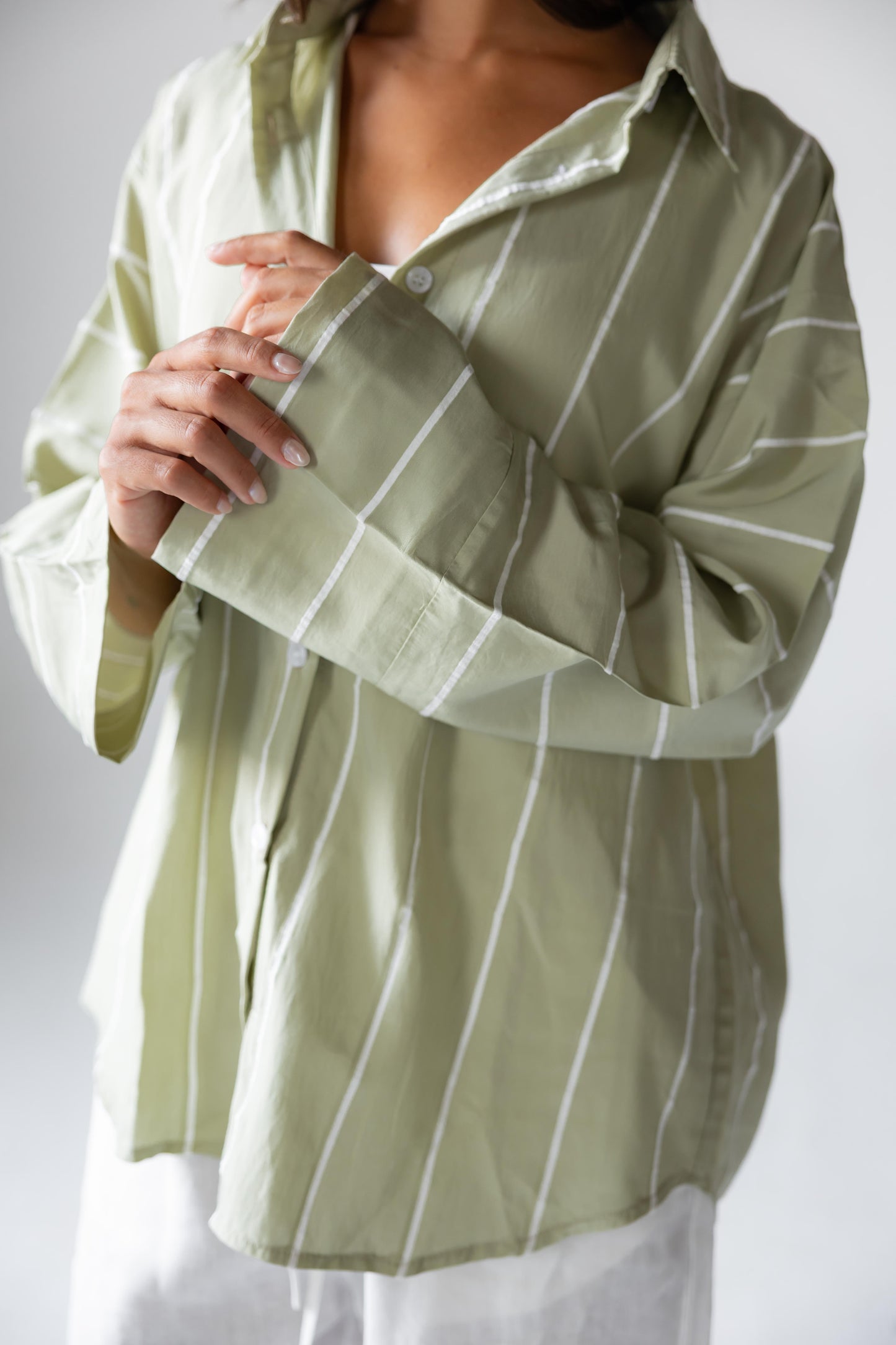 Matcha Stripe Shirt