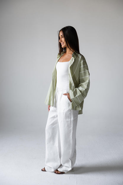 Matcha Stripe Shirt
