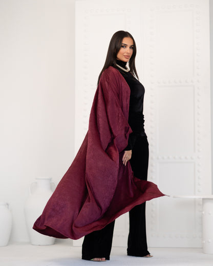 Arabella Kaftan in Dark Maroon