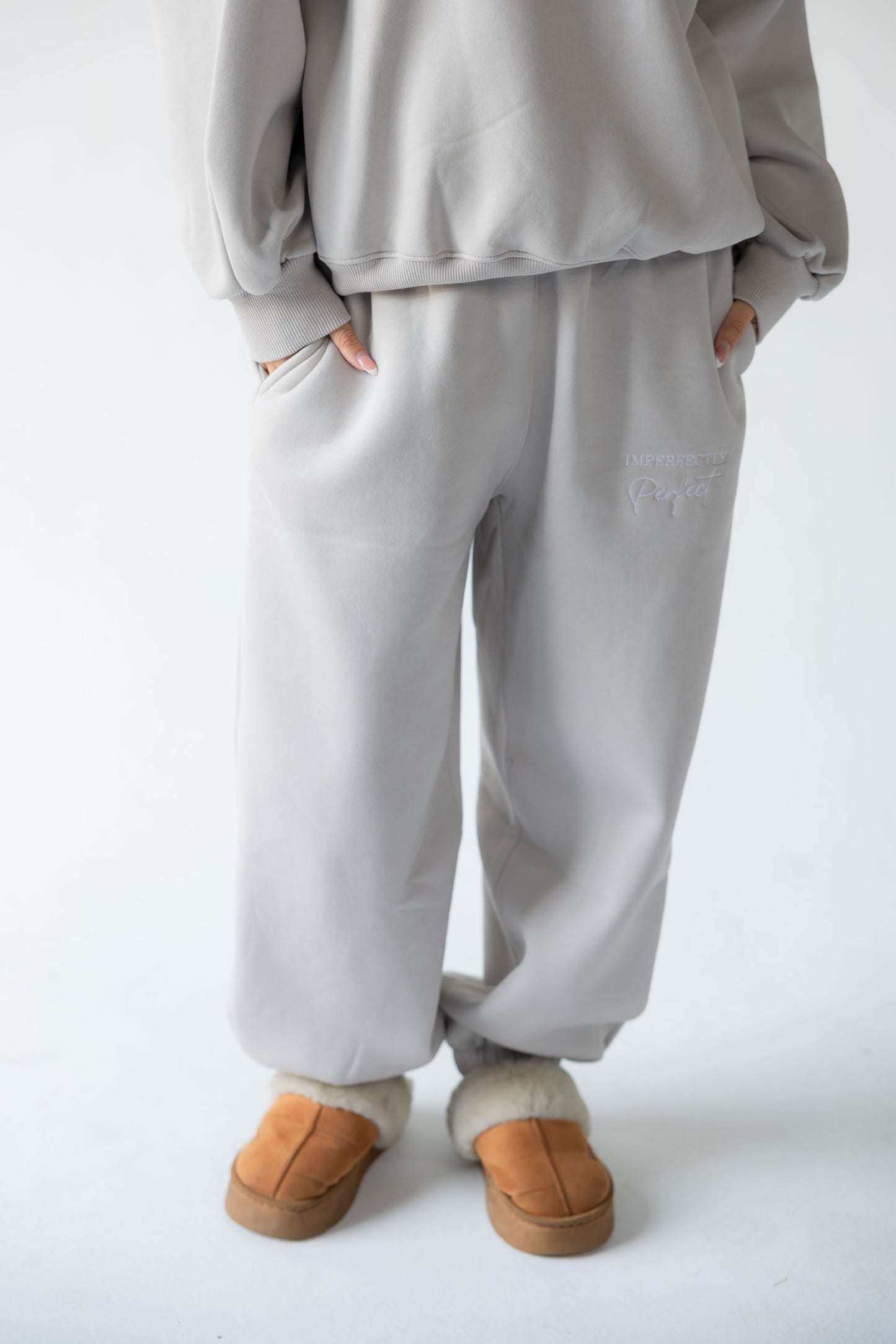 Light Grey Crewneck Set