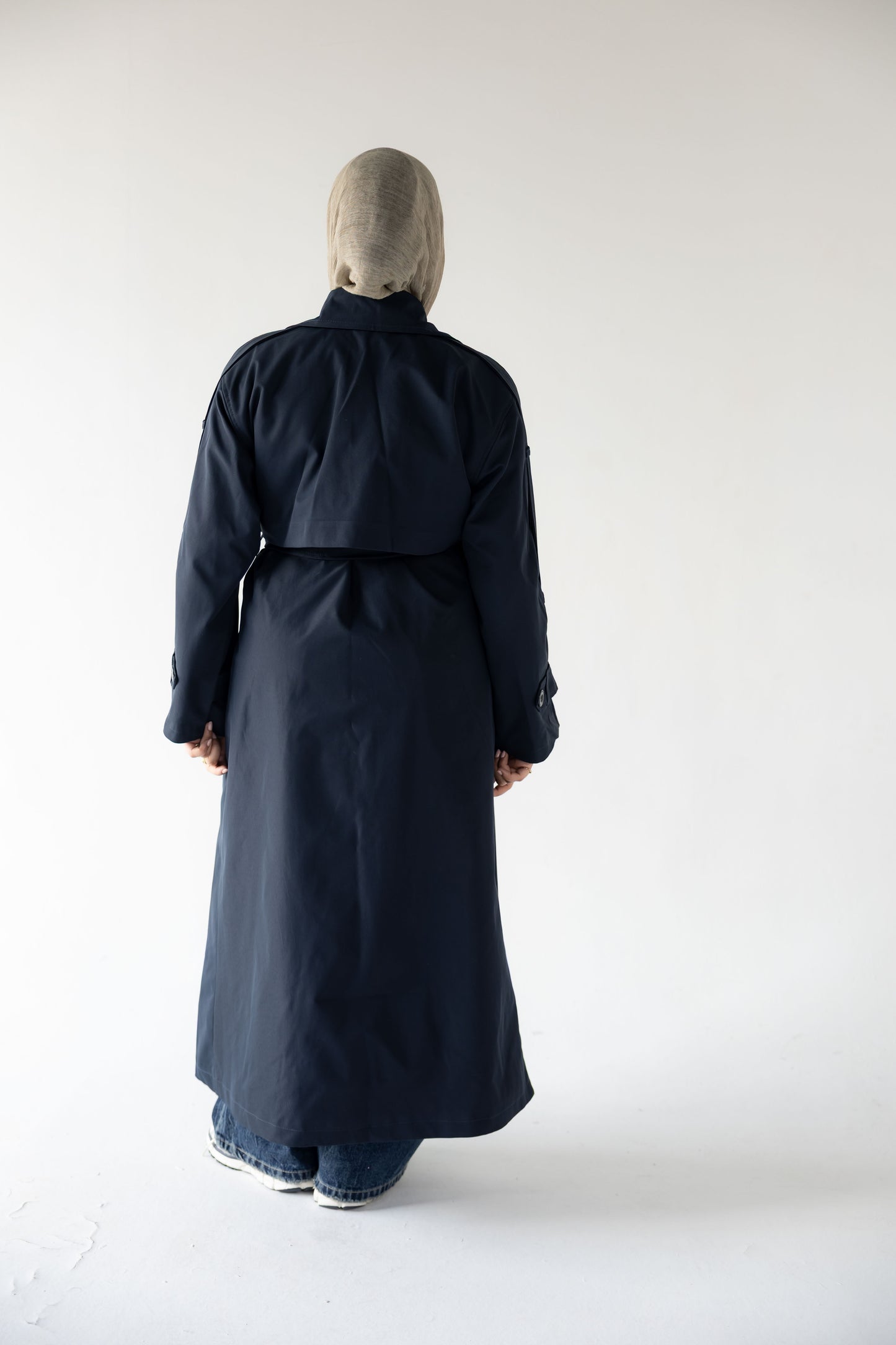Trench Coat in Navy