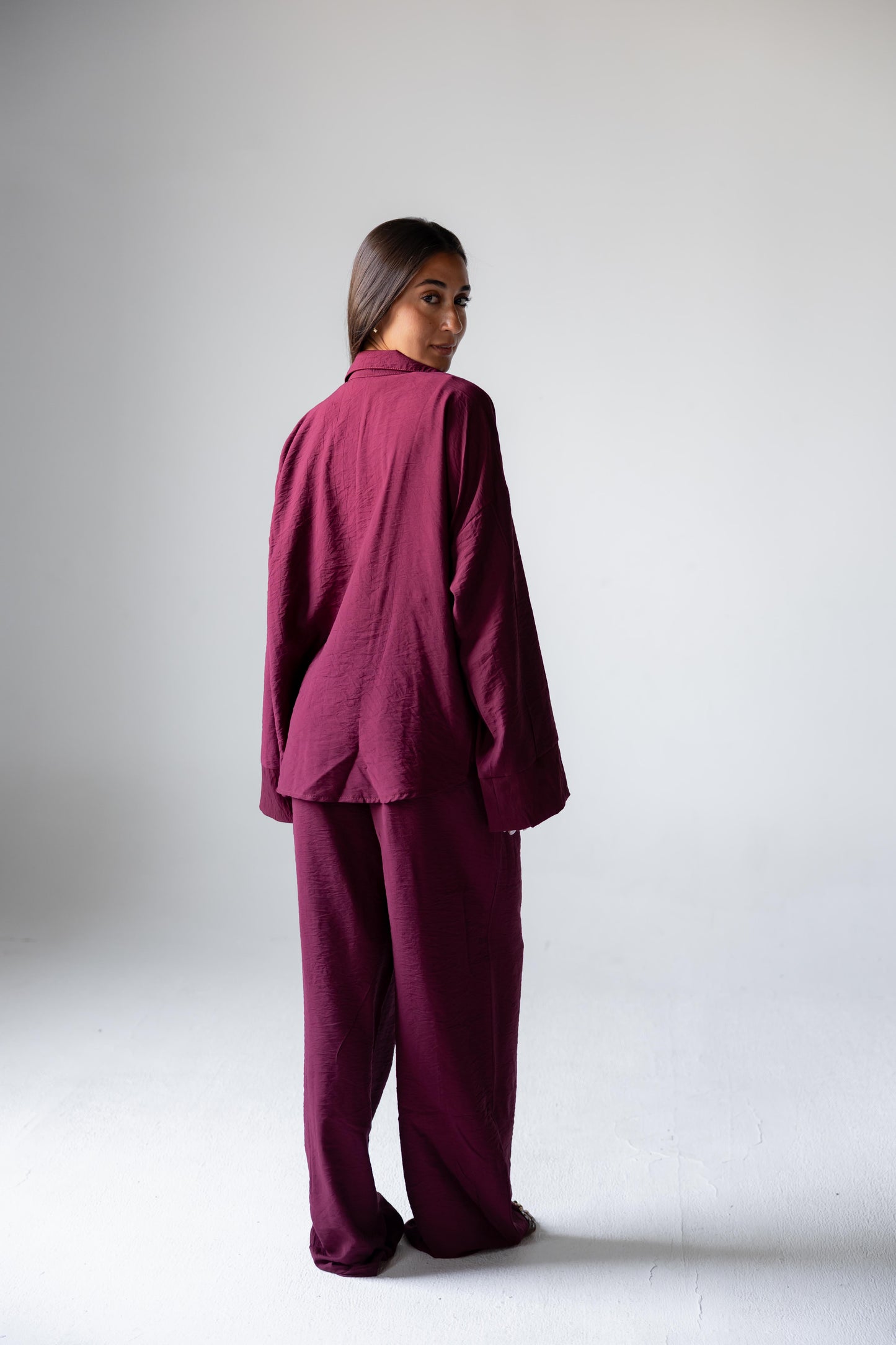 Breezy Set – Burgundy