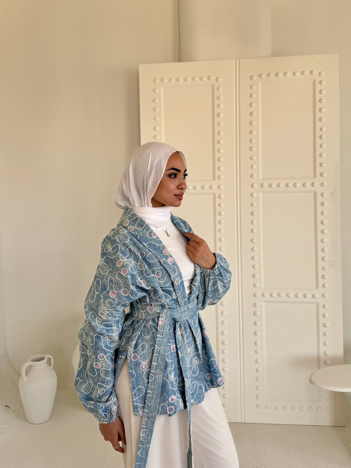 Denim chemise