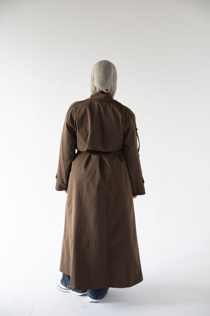 Trench Coat in Brown