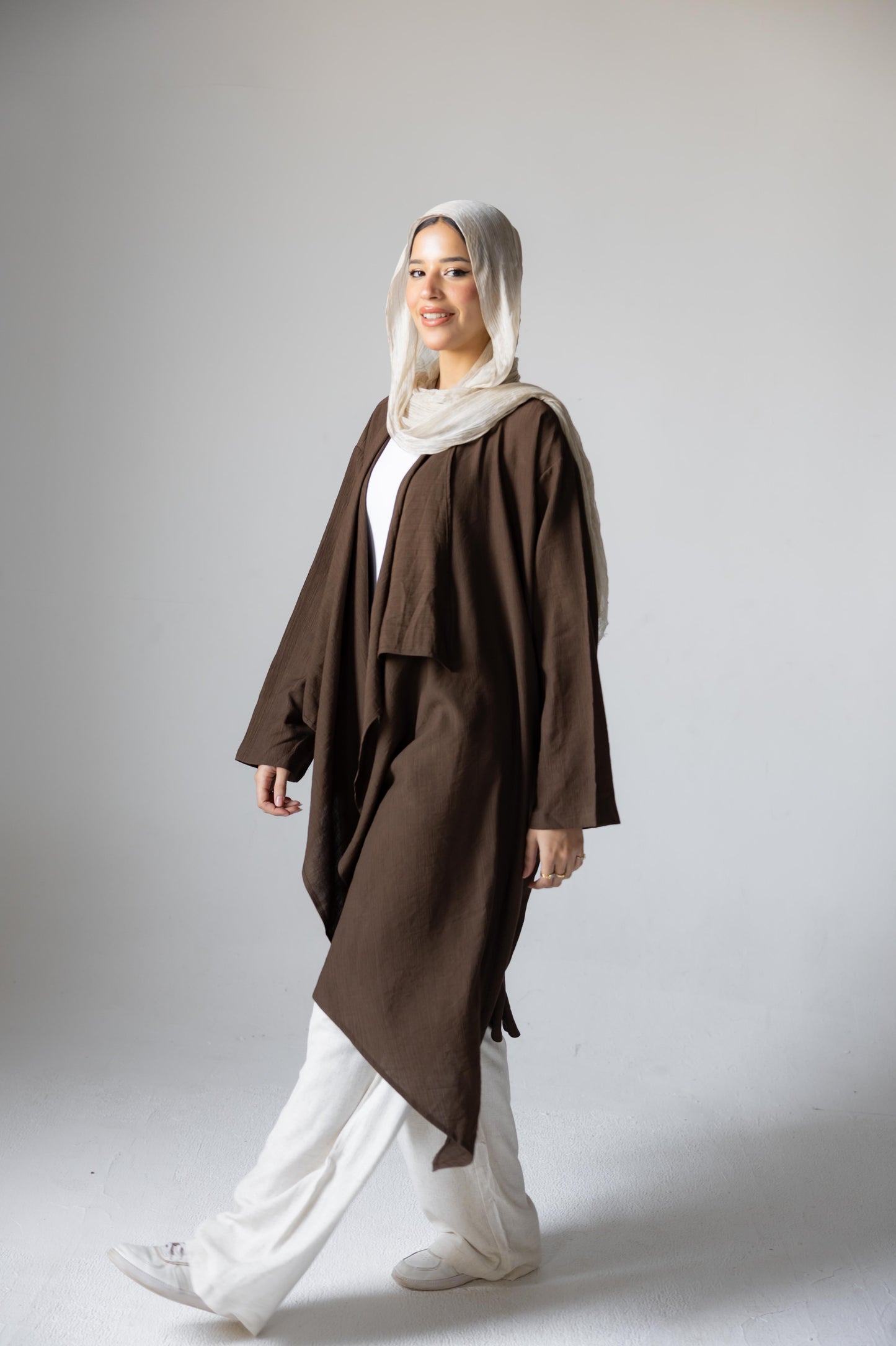 Brown Seashell Cardigan