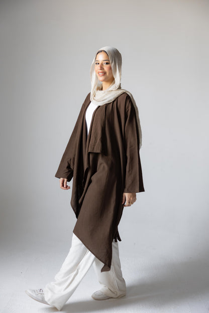 Brown Seashell Cardigan