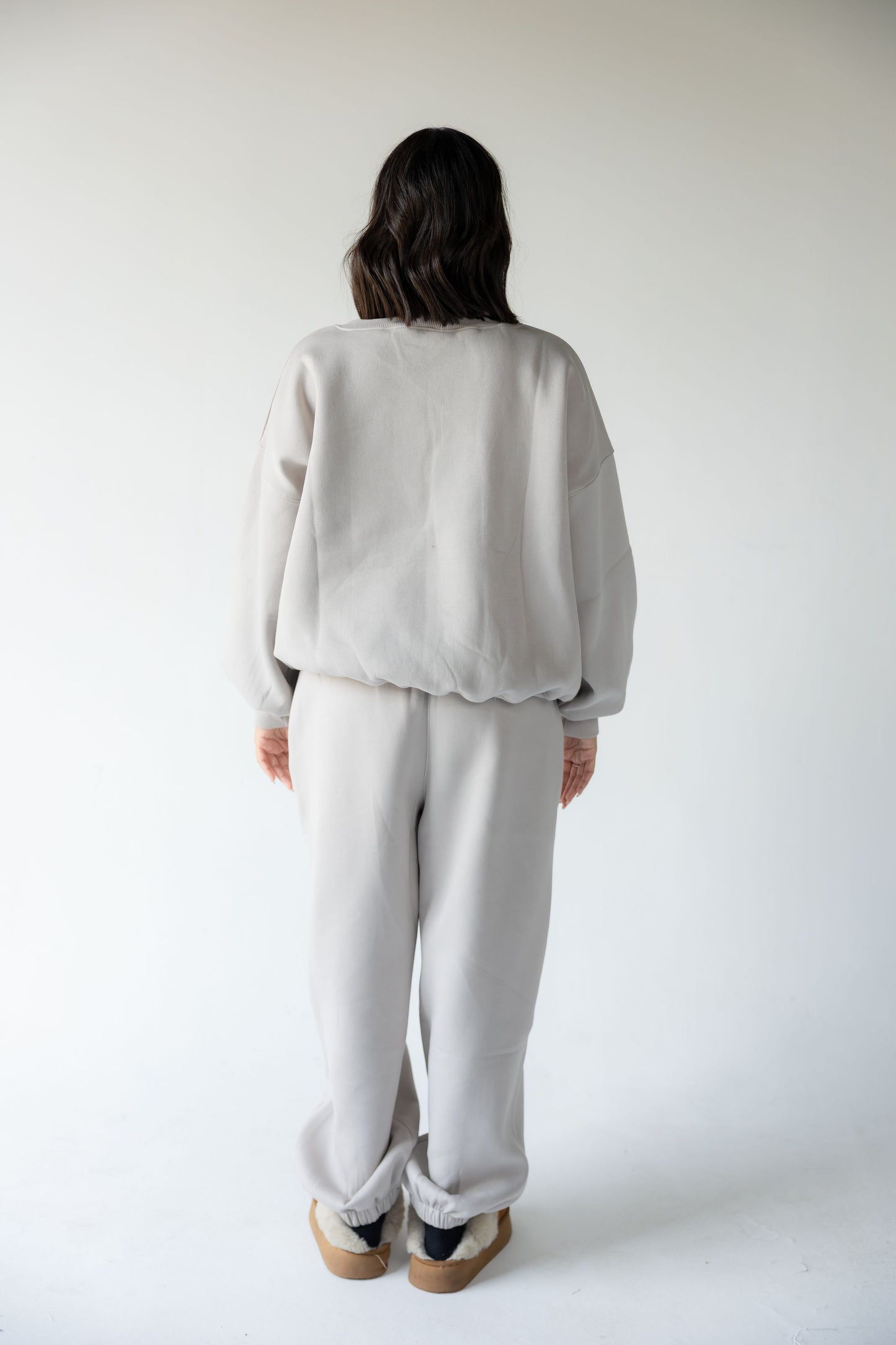 Light Grey Crewneck Set