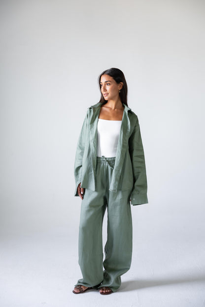 Sage Linen Set