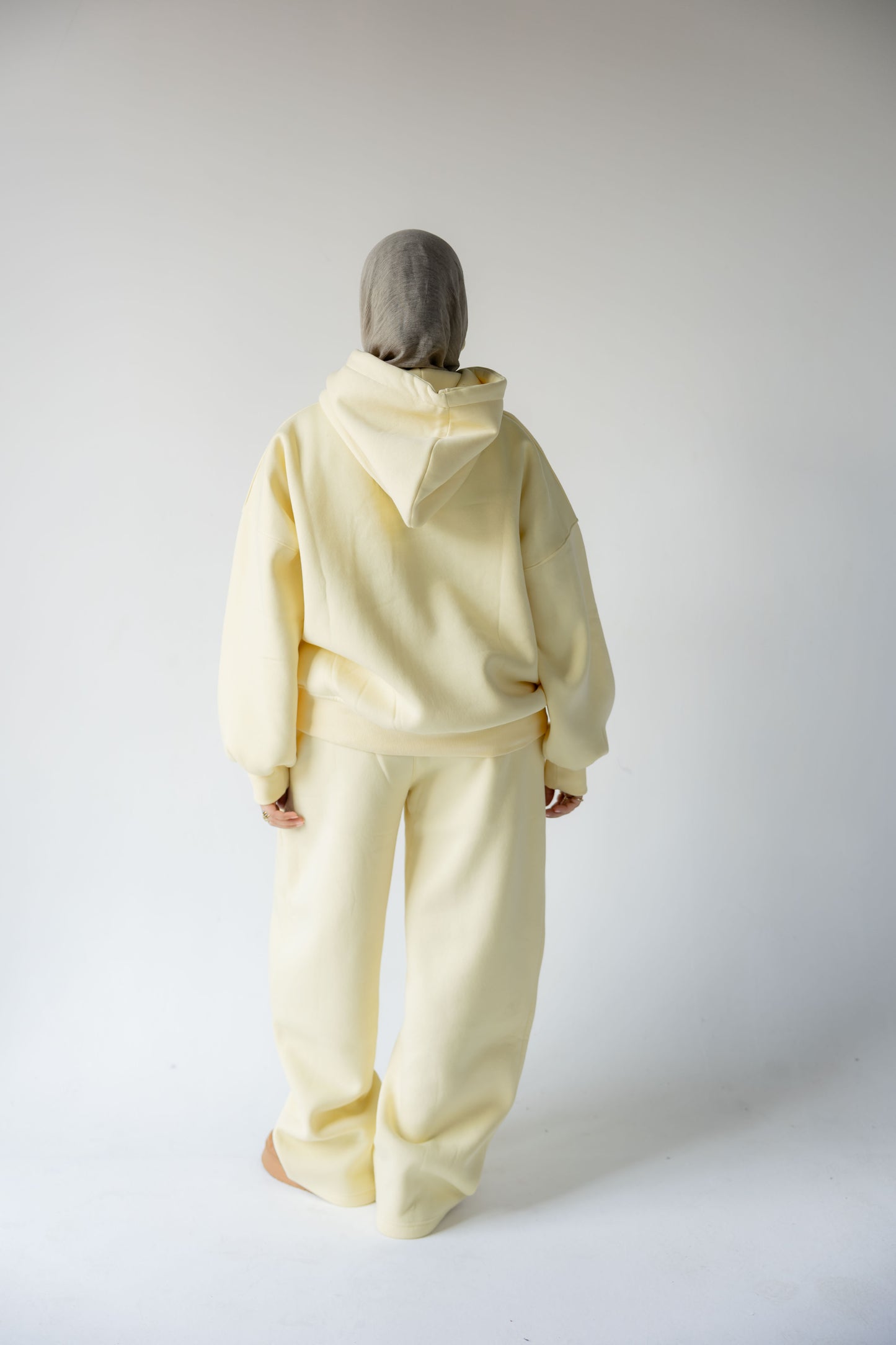 Butter Yellow Hoodie Set