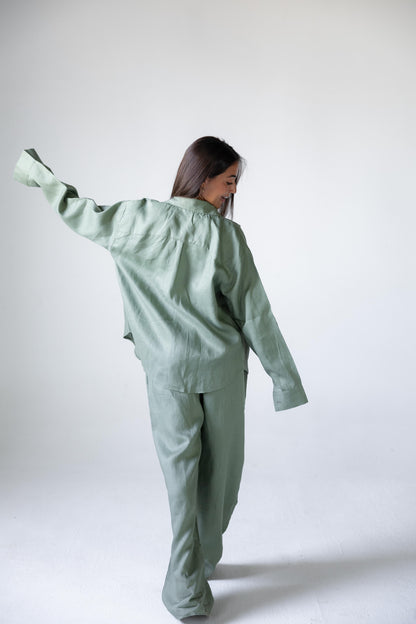 Sage Linen Set