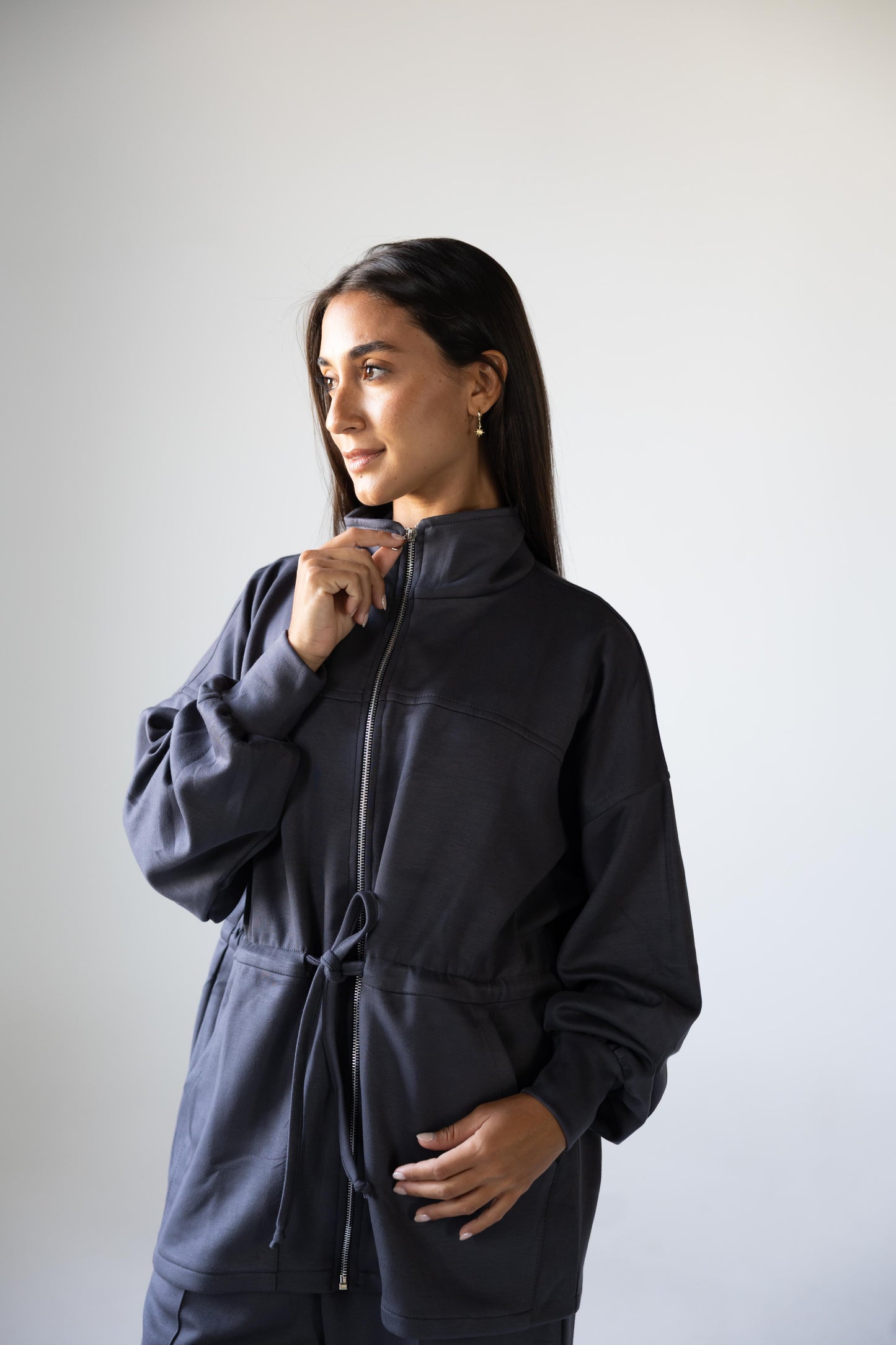 Oysho Summer Set in Dark Grey
