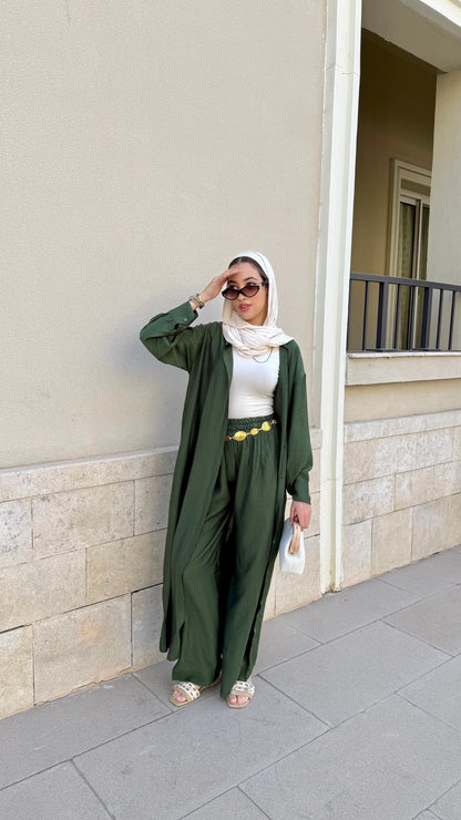 Airy Layers Set in Olive