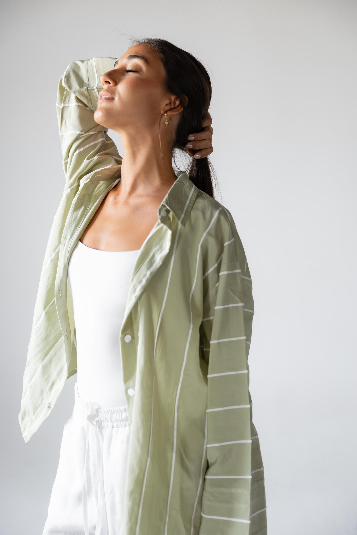 Matcha Stripe Shirt