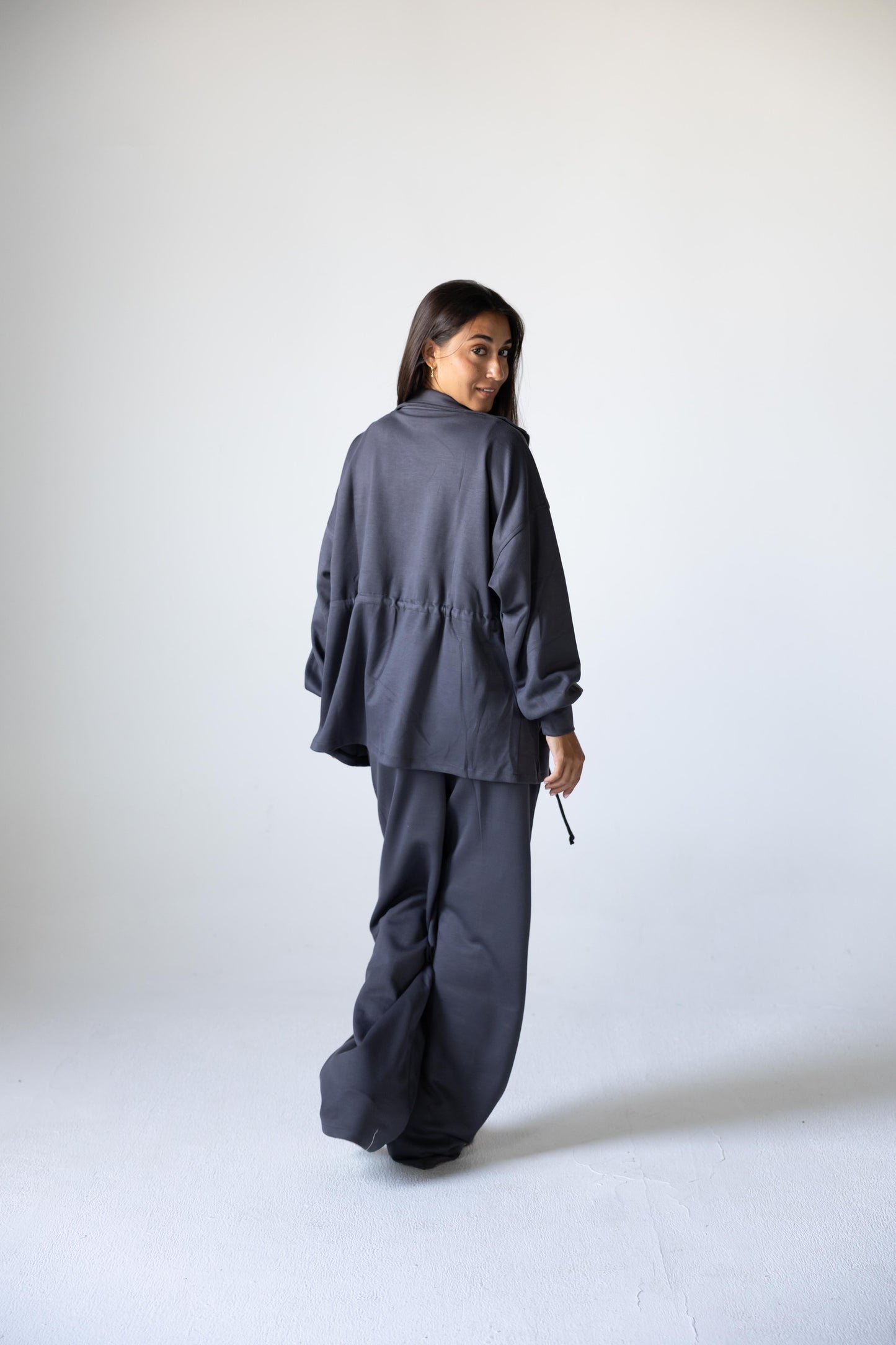 Oysho Summer Set in Dark Grey