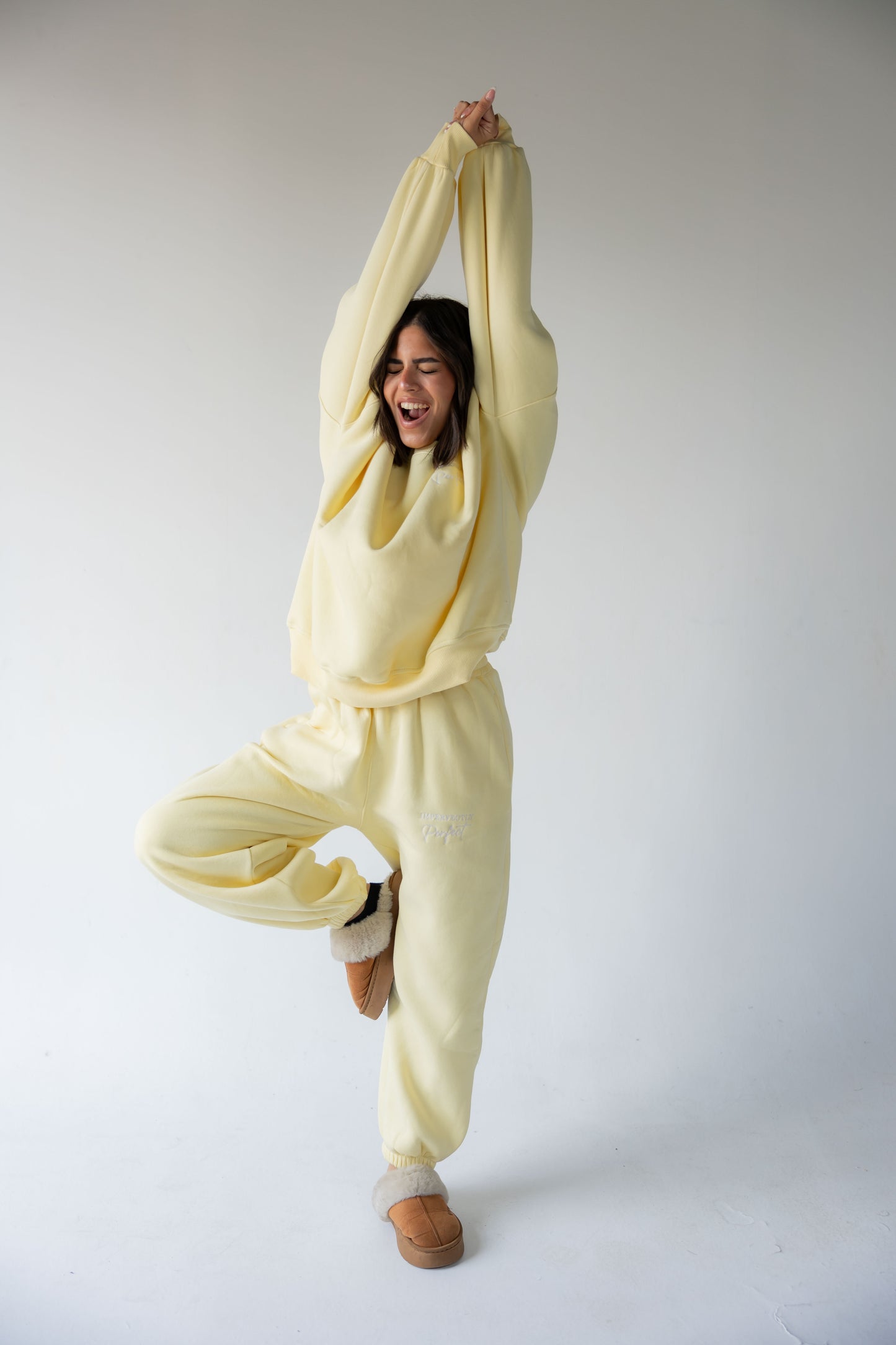 Butter Yellow Crewneck Set