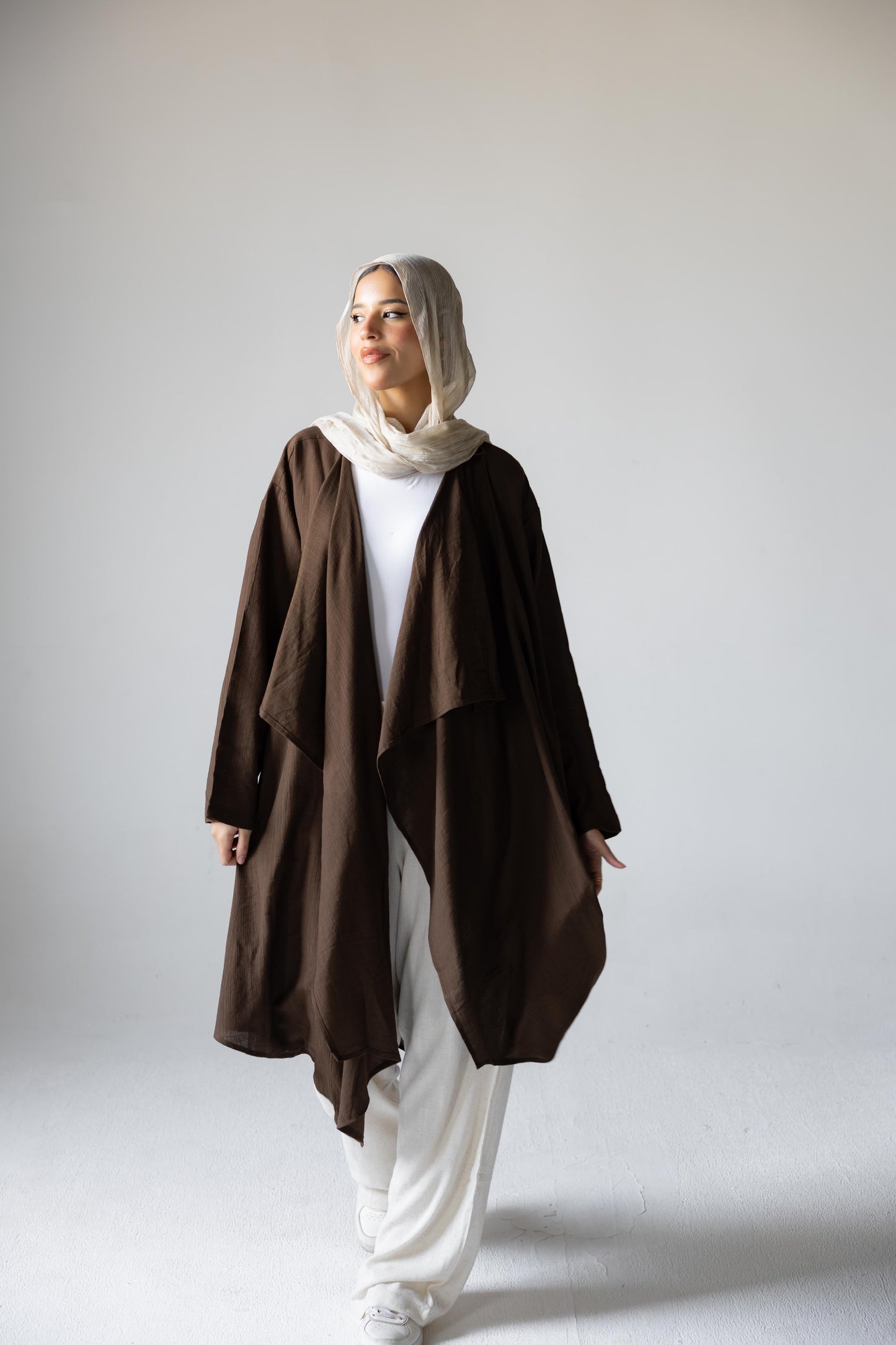 Brown Seashell Cardigan