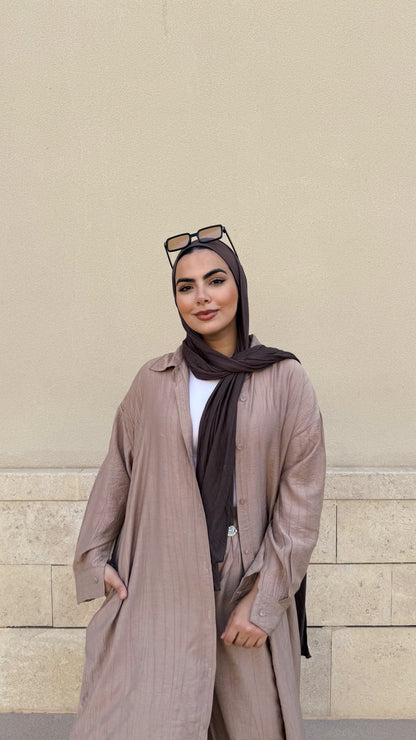 Airy Layers Set in beige